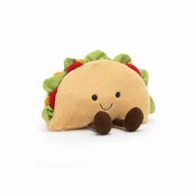 Jellycat Taco USA | 10852GWKY